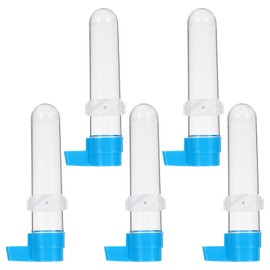 TEHAUX Automatic Bird Water Dispenser, Bird Drinker Cage Feeders Parrot Water Bottle Canary Water Bottle Pet Water Dispenser Bird Drinking Tool Pet Drinking Bottle Plastic Cone Tail