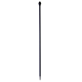 BestNest Bulk Buy of 12 Panacea 87102 Garden Fence Posts, Black, 37.5" H Each