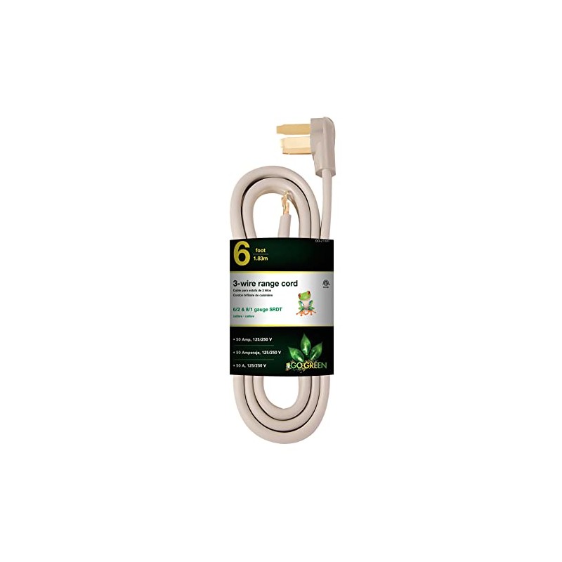 Go Green Power GG-27006 GoGreen Power 6-ft 3W Range Cord