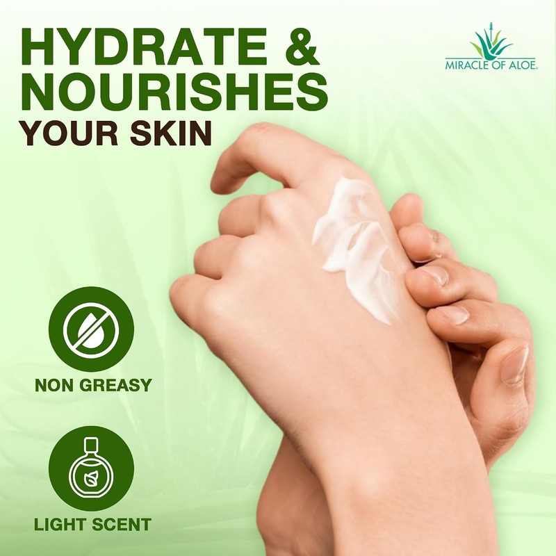 Crema reparadora de manos Miracle con 60% UltraAloe, 8 Oz