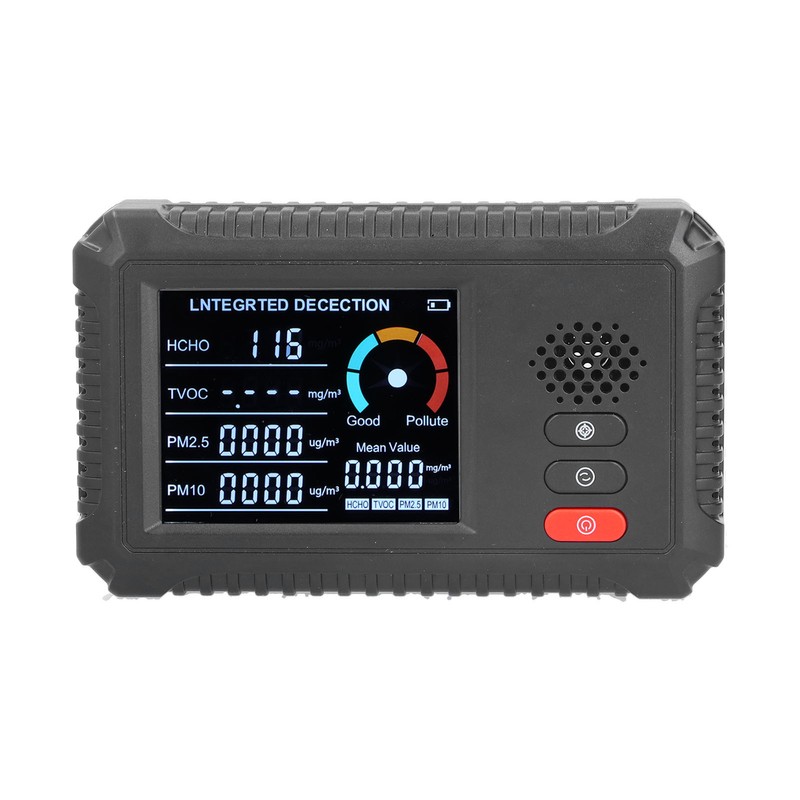 Multifunctional Air Quality Monitor Formaldehyde PM2.5 PM10 Detector for Home
