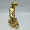 Rocking Gifts Gold Leopard Cheetah Polyresin Ornament 23cm