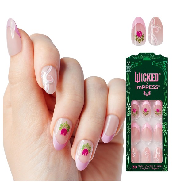 WICKED X imPRESS Press On Nails, New Improved Adhesive, Up