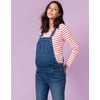 Seraphine TRAVIS Women's Maternity Denim Overalls, blue