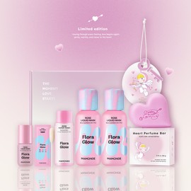 Mamonde Flora Glow Rose Liquid Mask 80ml, 2 pieces / 마몽드 플로라글로우 로즈리퀴드마스크 80ml, 2개