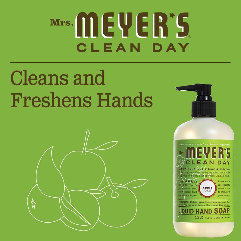 Mrs. Meyer's Clean Day Liquid Hand Soap, Cruelty Free and