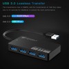 T Tersely 4-Port USB 3.0+2.0 Hub, Ultra Slim High Speed