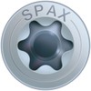Spax 4CUT 1191010350155 Universal Screw, Countersunk, T-Star Plus, Fully Threaded,