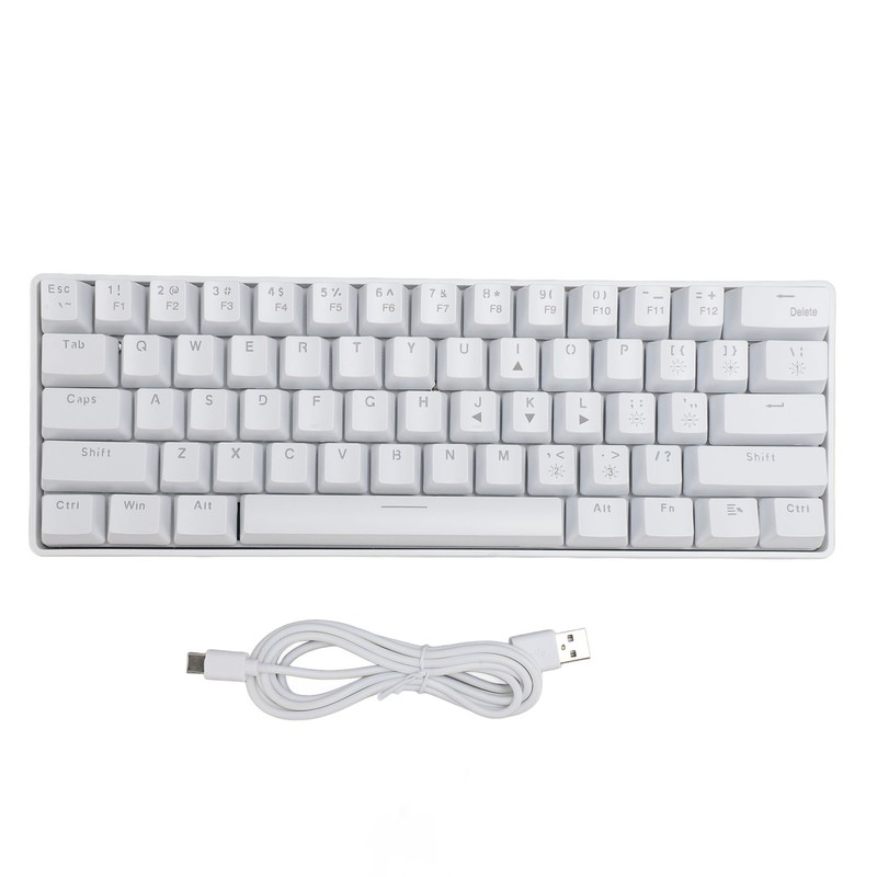 61 Keys Dual Mode Mechanical Keyboard RGB Backlight High Special