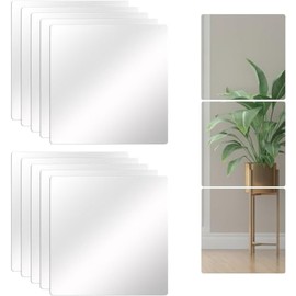 MEESOGA Frameless Full Length Long Wall Mirrors 20×20cm