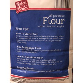 Lot of 3 Bakers Corner All Purpose Baking Flour 3-5lb Bag - 15 Pound