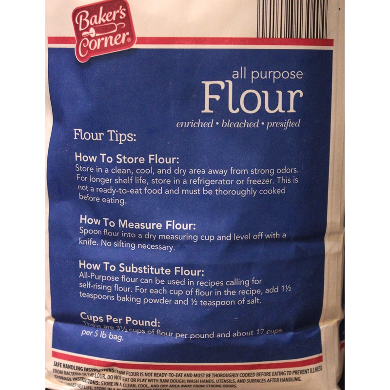 Lot of 3 Bakers Corner All Purpose Baking Flour 3-5lb