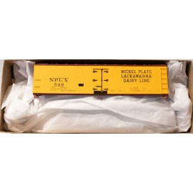 Accurail #8156 40' Wood Reefer 3-Pack - Kit -- 1 Each NKP/DLW Dairy Line, Boston