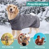 PETTOM Dog Bathrobe, Extra Absorbent Dog Bathrobe, Microfibre Quick-Drying, Dog