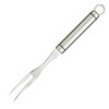 Professional Stainless Steel Short Oval Handled Small Meat Fork