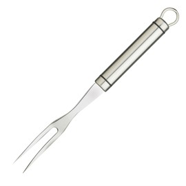Professional Stainless Steel Short Oval Handled Small Meat Fork