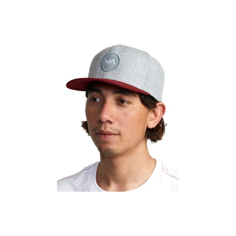 RVCA Mens Sport Va Patch Snapback - Heather Grey |