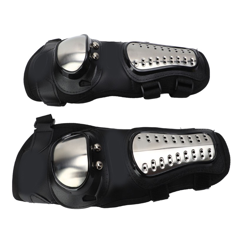 1 Pair Motorcycle Elbow Guards Adjustable 90 Degree Bend Prevent