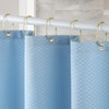 Goowin 24 Pcs Shower Curtain Rings, Oval Snap Shower Rings