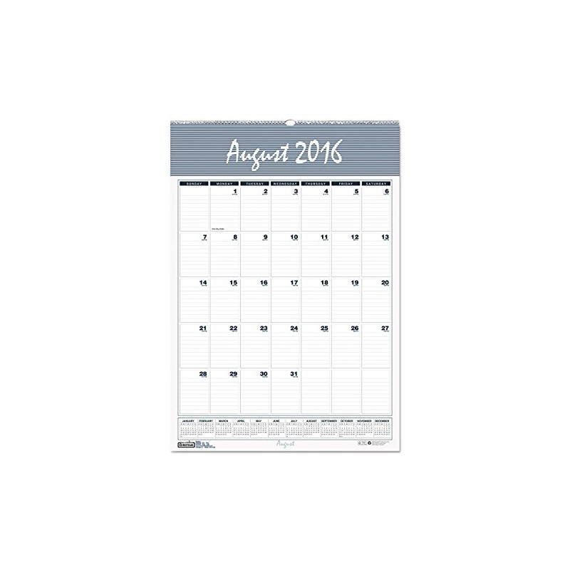 House of Doolittle 2016-2017 Monthly Wall Calendar, Academic, Bar Harbor,