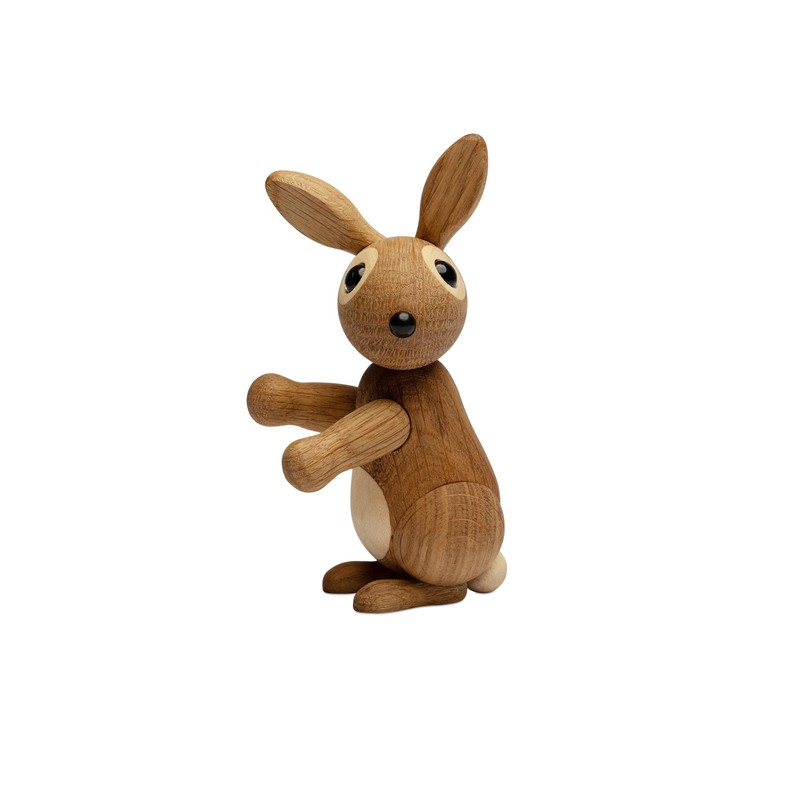 Spring Copenhagen Bounce - Cute Wooden Rabbit | Wooden Figure