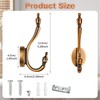 Ruiziiz Towel Hooks wall Hooks Heavy Duty Rust Resistant Wall