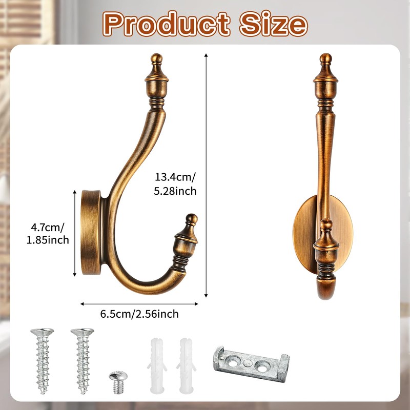 Ruiziiz Towel Hooks wall Hooks Heavy Duty Rust Resistant Wall