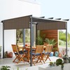 FLORALEAF Pergola Shade Cover 8'×12' Universal Replacement Canopy for Outdoor