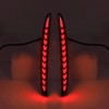 Dreamseek LED Reflector Rear Bumper Tail Light for Honda Civic
