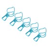 100pcs Binder Clips Cute Cartoon Peach Shape Metal Hollow Tail