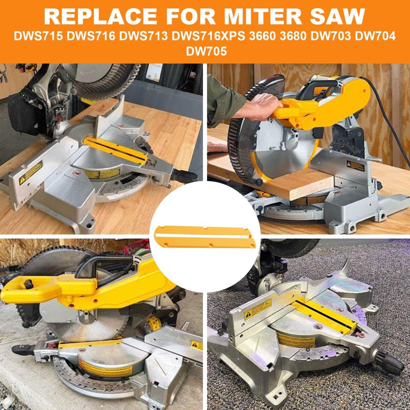 GEAIN 146726-02 Miter Saw Kerf Plate For Dewalt Miter Saw