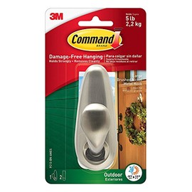 Command Outdoor Forever Classic Metal Hook, Large, 5-Pound Capacity