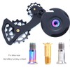Funien 2pcs Titanium Bicycle Rear Derailleur Jockey Wheel Screw for
