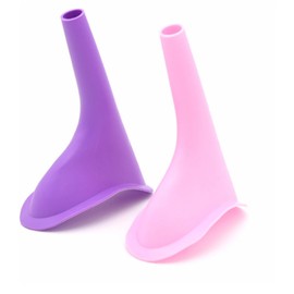 Standing Urinals for Women Female Urination Device for Ladies, Women Standing Pee Portable Urinal Funnel Lets Pee Standing Up, Reusable Urinal Funnel Pee Funnel for Travelling, Camping, Outdoor, 2PACK