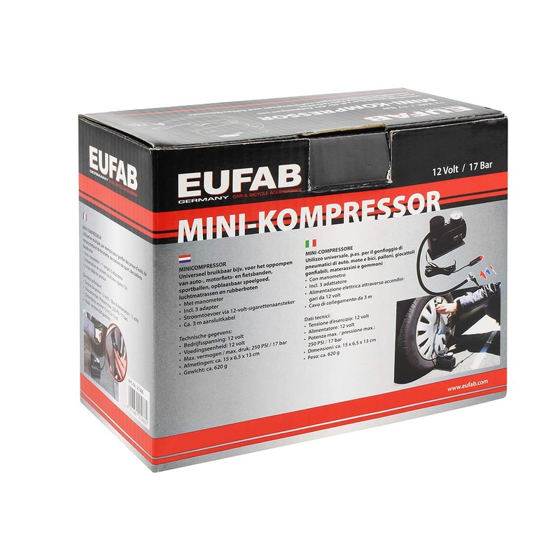 APA EUFAB 21066 Mini Kompressor 12V 17bar