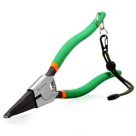 SPEEDWOX Special Angle Tip Lock Ring Pliers 8-Inch Retaining Rings Pliers for Removing Installing Gearshift Locking Rings Spring Loaded Snap Ring Pliers for Removing Installing Locking Rings