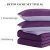 Aisbo Bed Linen 200 x 220 cm 3-Piece Purple/Lavender -