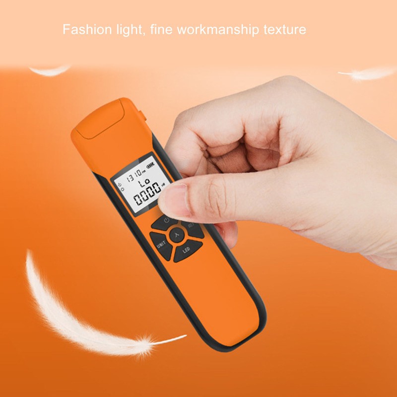 Mini Optical Power Meter High Accuracy Rechargeable Portable Fiber Optic