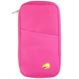 Wrapables Passport and Travel Documents Holder, Hot Pink