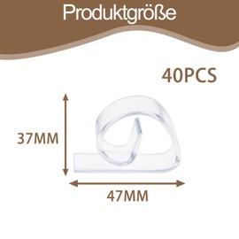 ClcIosis Pack of 40 Tablecloth Clips Outdoor Tablecloth Holder Outdoor Weatherproof for Christmas Wedding Picnic Restaurant Business