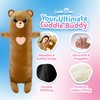 Cuddle Paws Stuffed Animal Long Bear Body Pillow – Soft