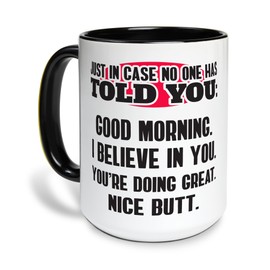 Make Your Mark Design Motivational Message For Positive Good Morning - Accent Mug