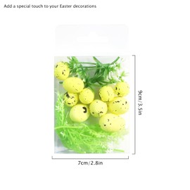 ALLY-MAGIC Easter Egg Decorations, Mini Easter Foam Egg DIY Easter Party Home Decor Favors Supplies Easter Crafts Easter Gifts for Children Y6-HZBDD