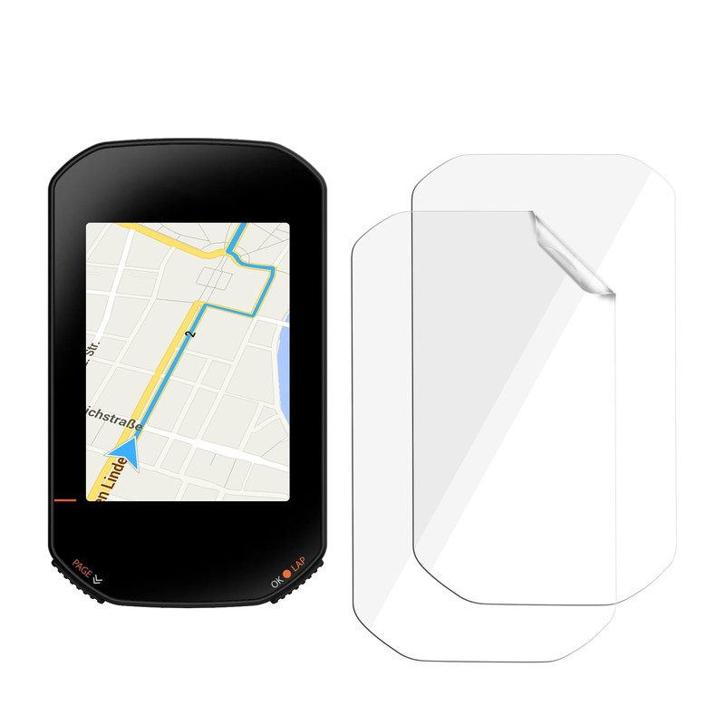kwmobile 2 x Bicycle GPS Screen Protector Compatible with Bryton