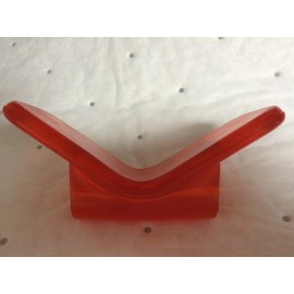 STOLTZ BOAT TRAILER BOW V BOW STOP STOLTZ 122 RP404 4" HOLE 1/2" NON MARKING HD AMBER