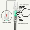 3PCS Archery Lighted Nocks Plastic Automatic with Switch 6.2mm Inner