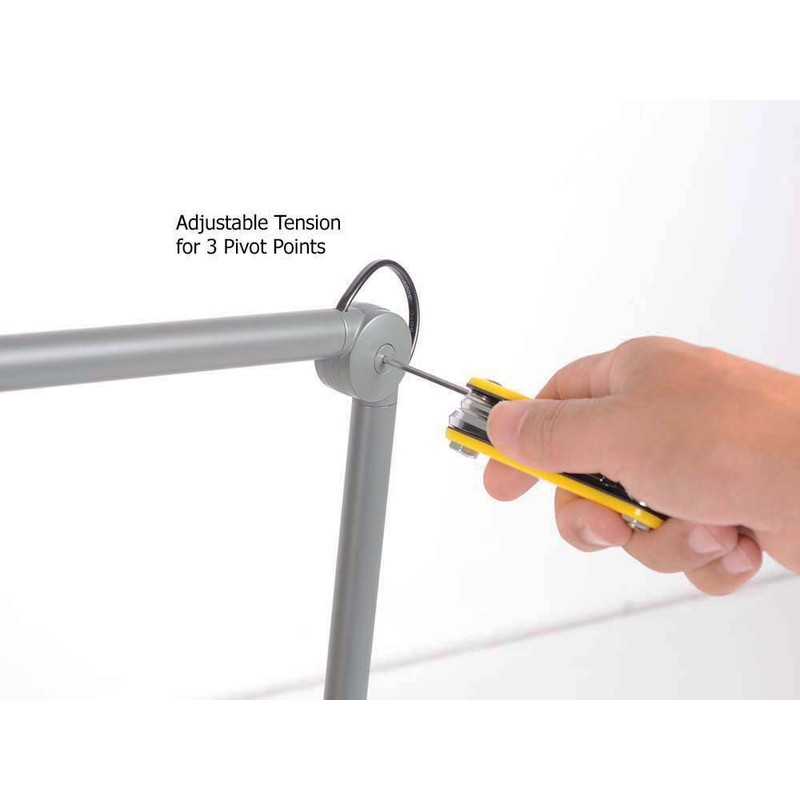 ZTRA LED Task Lamp with USB Charging Base and Dimmer,