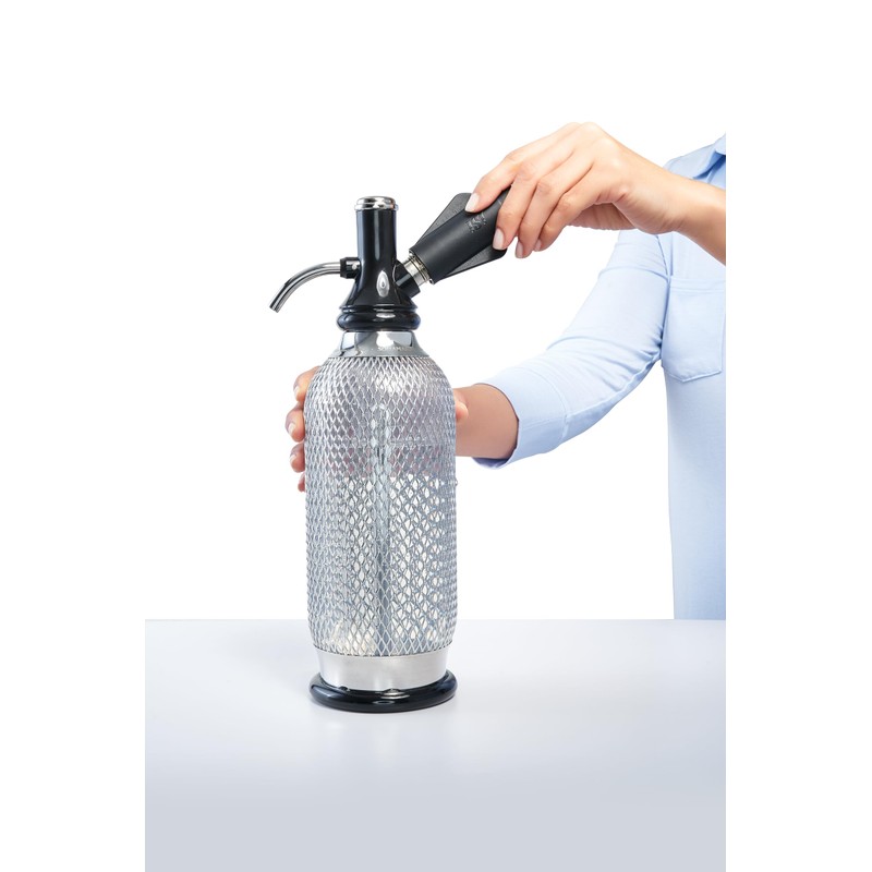 iSi North America Classic Sodamaker Set with Soda Siphon Chargers,
