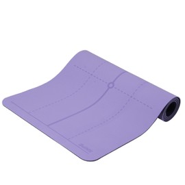 SNPE Balance Mat - Non Slip Mat with Alignment Lines for Posture Exercises, Yoga, Pilates, Home Workout (Purple)