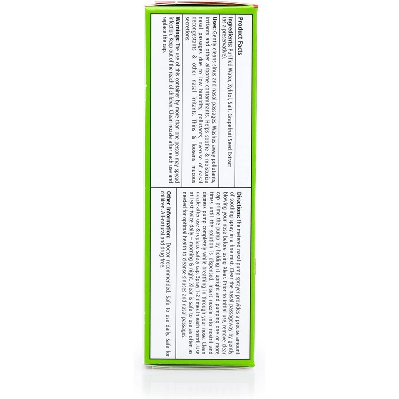 Xlear Natural Nasal Spray with Xylitol, 1.5 fl oz (Pack